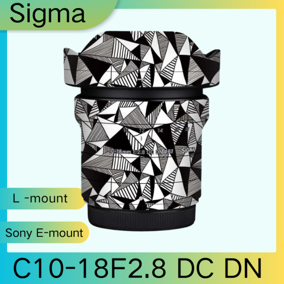 Lentes Sigma C10-18F2.8 DC DN - Pele câmera, adesivo câmera - com alta resistência a arranhões, à prova d'água e com design elegante.